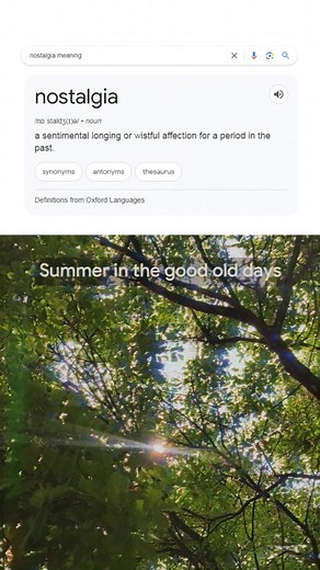 This video might feel like a time machine ❤️ | Google