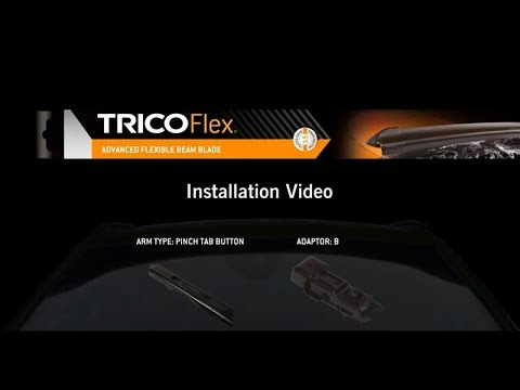 TRICO Flex (FL) Installation Video - Pinch Tab Button (B Adaptor)