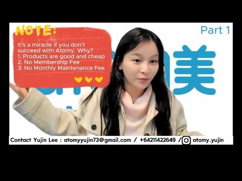 It's a miracle if you don't succeed with Atomy. Why?