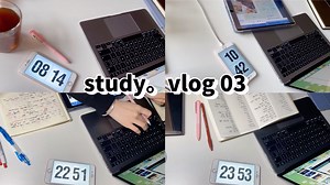 study。vlog03|用vlog监督学习|网课|自律|英语学习|10h高效率