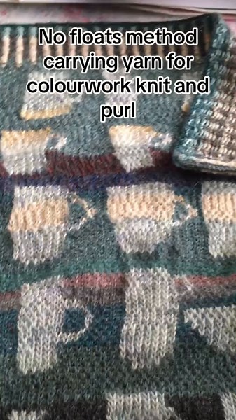 No Floats Method for Colorwork: Knit & Purl Yarn Carrying Tutorial