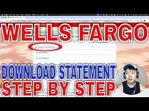 ✅ How To Download Wells Fargo PDF Statement 🔴