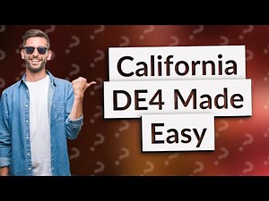 How to fill out California DE4 2024?
