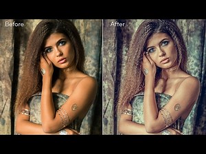 How to Create HDR Split Toning Portrait in Photoshop [Photoshopdesire.com]