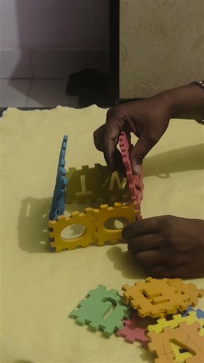 Making a Cute House with ABC Blocks 🏠😍 (Oddly Satisfying)