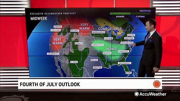 Your Fourth of July weather forecast