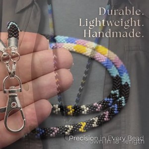 Beaded Lanyard: Native Style ID Badge Holder - Teacher, Nurse, Office - Etsy Canada