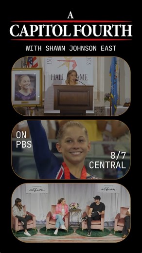 We are thrilled to announce Olympic Gold medal-winning gymnast, entrepreneur, and best-selling author Shawn Johnson East joins A Capitol Fourth to host a special send-off to our Team USA athletes competing in the Summer Olympic Games in Paris. Tune in for this very special Olympic tribute, music, dancing, and spectacular fireworks across the DC skyline! Thursday, July 4 at 8/7c only on PBS. Planning to stream? Bookmark the link in our bio to watch the live stream directly from our website. #July