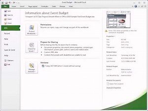 Excel 2010 | Restoring Unsaved Versions