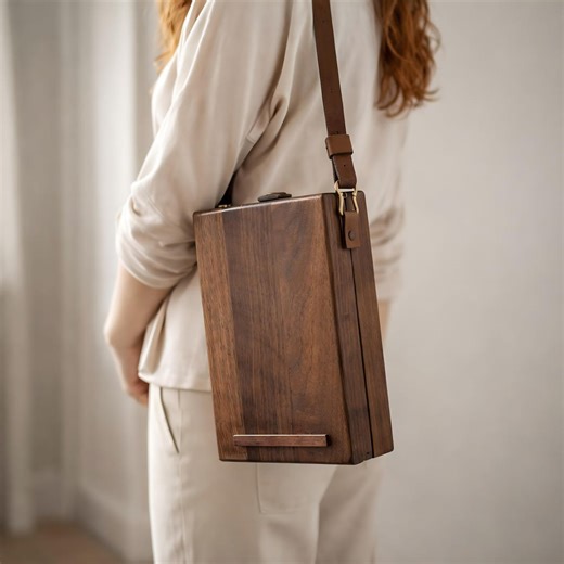 Wooden Artist Box Messenger Bag: Retro Sketch Box for Portable Art Supply Storage - Etsy