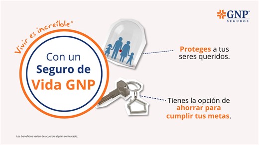 ✅ Conoce las ventajas que te brinda un Seguro de Vida GNP. Pregunta por nuestros planes, acércate a tu #AgenteGNP o ingresa a https://bit.ly/PortalGNPFB #Viviresincreíble | GNP Seguros