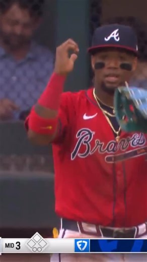World Baseball Network | Braves RF Ronald Acuña Jr. makes epic throw to get Jorbit Vivas out at third base! #ronaldacunajr #braves #atlantabraves #bravesbaseball... | Instagram