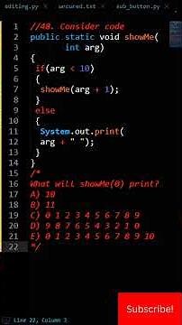 2023 AP Computer Science A MCQ 48