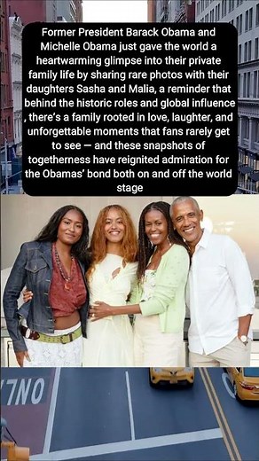 Barack & Michelle Obama Share Rare Family Photos With Sasha & Malia 😍