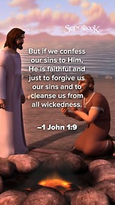 216K views · 10K reactions | Declare this today: I am not defined or defeated by sin and condemnation, only restored by God’s endless love and forgiveness!  . . . . . SUPERBOOK Bringing Bible Stories and Jesus' love to kids everywhere Series + App + Academy + Outreach | Superbook | Facebook
