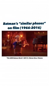 Which of Batman's many phases from 1966 to 2016 is your favorite from the big screen? #Batman #LegoBatman #DC 🦇🎥 | History of The Batman
