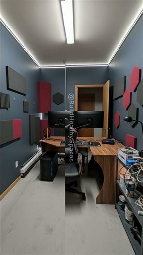 Cyberpunk Gaming HQ: Level Up Your Space #GamingRoom #Design