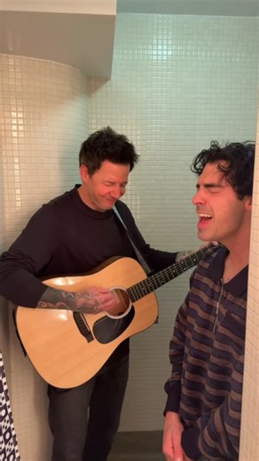 J O E J O N A S on Instagram: "Younger me actually wouldn’t believe this. Big love @pierrebouvier @simpleplan"