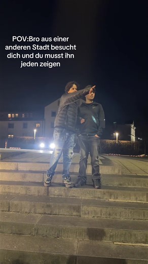 Bro aus einer anderen Stadt besucht dich – das zeigen