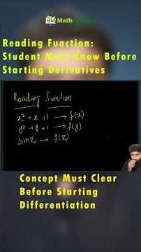 STOP! Read this before you start Calculus 🛑✍️ #Shorts