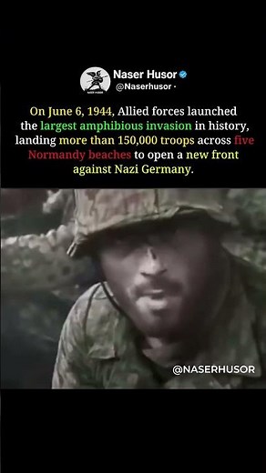 The Largest Amphibious Invasion in History 🌊 | D-Day