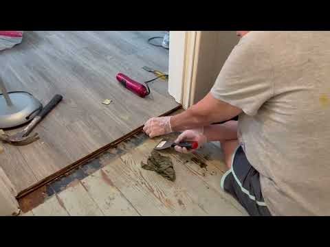 Kitchen Remodel of 100 year old house at age 73 Starting with One Wall and Old Cabinets