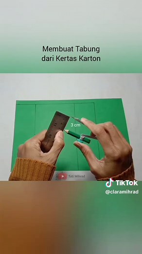 Cara Membuat Tabung Dari Kertas Karton dengan Mudah