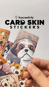 Transform the cards you NEED into the cards you LOVE with our Dogs CARD SKIN STICKERS. These are high quality artist-crafted stickers you can use to style up your cards, making your everyday transactions with them more fun! Each sticker is beautifully designed and produced with high quality materials to pair with your cards. Choose from our 3 Types: 1. Full Cover with Chip Window 2. Half Cover 3. Full Cover no hole Fits the standard credit card size. (85.6x53.9mm) Works on payment terminals, ATM