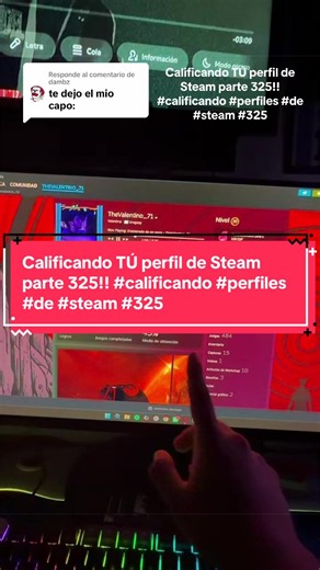 Respuesta a @dambz Calificando TÚ perfil de Steam parte 325!! #calificando #perfiles #de #steam #325 Éste es un perfil con un gran nivel 70 y muchos expositores, pero la verdad que está muy bueno y solamente encontré una cosa un poco extraña. Por eso a este perfil le doy una gran nota de nueve
