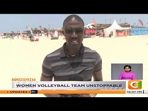 Women volleyball team unstoppable at the Africa beach games