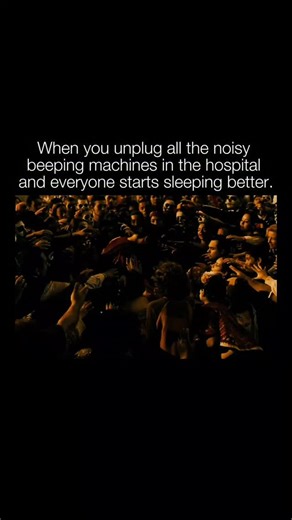 HARI PRASAD on Instagram: "Follow (us) @NotThatFilm When you unplug all the noisy beeping machines in the hospital and everyone starts sleeping better You think you’re doing a public service, just restoring peace, silencing the chaos, finally giving everyone some rest. For a brief moment it feels like you solved everything with one bold move, standing there soaking in the calm like a misunderstood hero. Deep down you know you probably shouldn’t have touched anything, but the silence feels too go