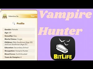 Be A vampire HUNTER in BITLIFE?!
