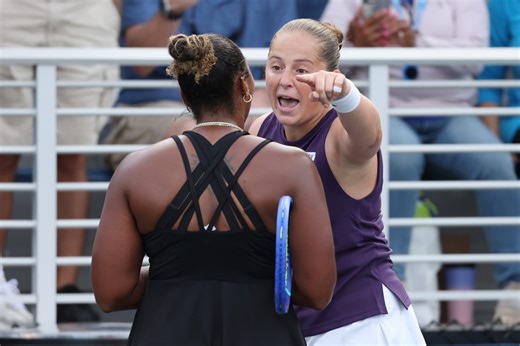 Taylor Townsend, Jelena Ostapenko have tense exchange at US Open