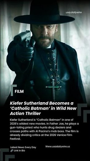 Kiefer Sutherland Is “Catholic Batman”?! 🔥⛪