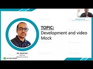 Mrcpch Clinical | How to approach a Development & Video Station + Mock Exam By Dr. Zahid Gull