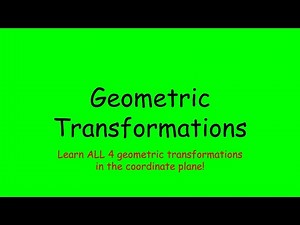 Geometric Transformations