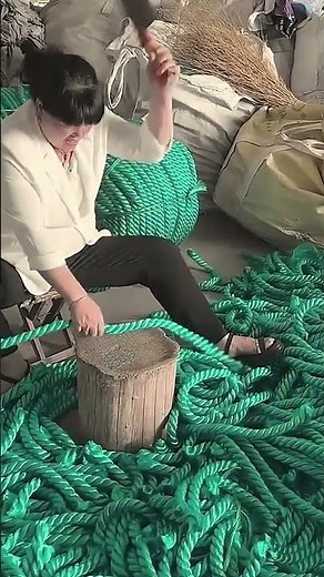 Professional Nylon Rope Cutting Method | Clean and Fast Work