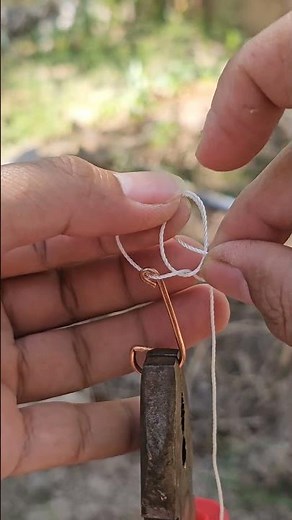 how to tie sinker and hook on fishing line