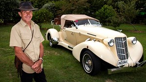 Indiana Jones car from the Temple of Doom found in New Plymouth's Americarna