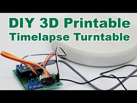 DIY 3D printed Timelapse Turntable