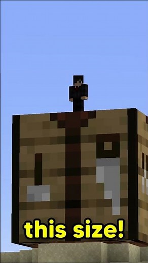 Minecraft, But Crafts Are GIGANTIC... | xNestorio Part 1 #shorts #minecraft