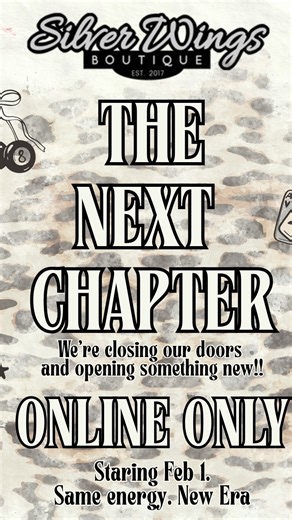 A new chapter, a bigger vision ✨ We’re taking Silver Wings online only and the best is still ahead! Thank you everyone for your love and support!🤍 | Silver Wings Boutique