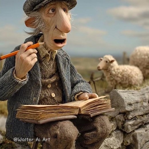Surreal AI Film • A Very Unusual Town | The Quiet Road of Returning Sheep (4K)
