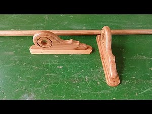 How to Make a Wooden Curtain Rod at Home