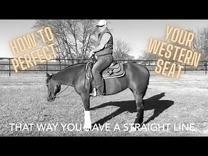 WESTERN RIDING - POSITION 101 - WHILE SITTING ON THE TOP LINE!!!