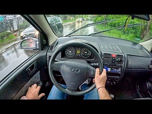 2004 Hyundai Getz [1.1 MPI 66HP] |0-100| POV Test Drive #1693 Joe Black