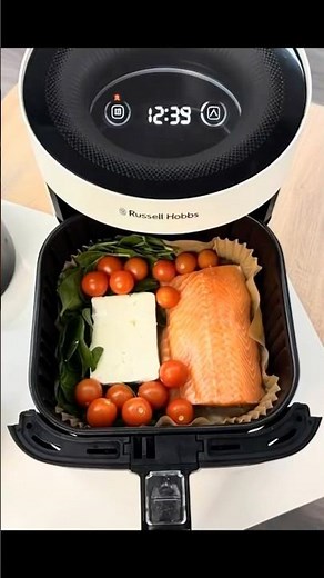 Air Fryer Salmon with Mozzarella in 10 Minutes!
