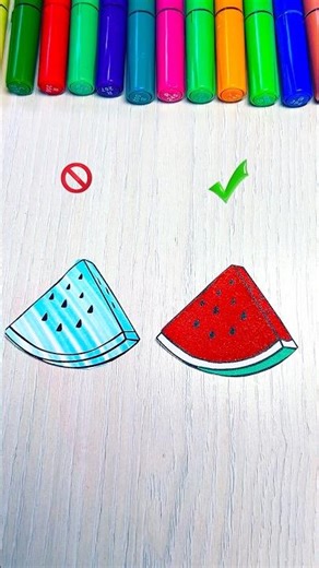 Wrong vs Right: Blue vs Real Watermelon 🍉✨