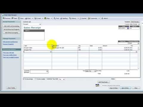 Accounting For Groupon Sales in QuickBooks