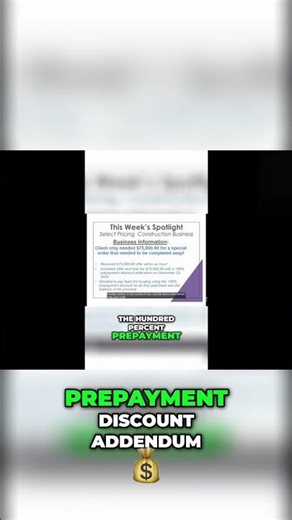 Business Loans: $75K Working Capital Loans - Construction Business - Prepayment Discounts